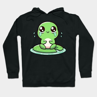 Tears of a Tiny Frog: A Melancholic Symphony Hoodie